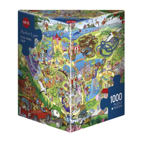Heye Fun Park Puzzle, 1000-teilige Dreiecksbox