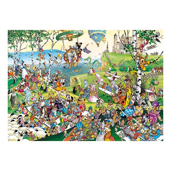 Heye Picknick-Puzzle, 1000-teilige Dreiecksbox