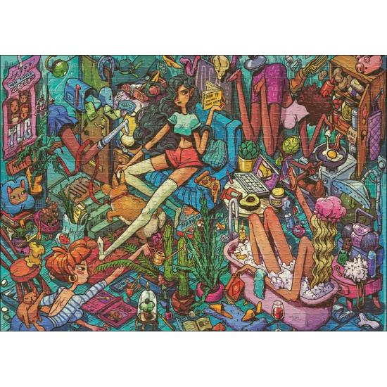 Puzzle Heye Home Companions Dreieckige Box mit 1000 Teilen