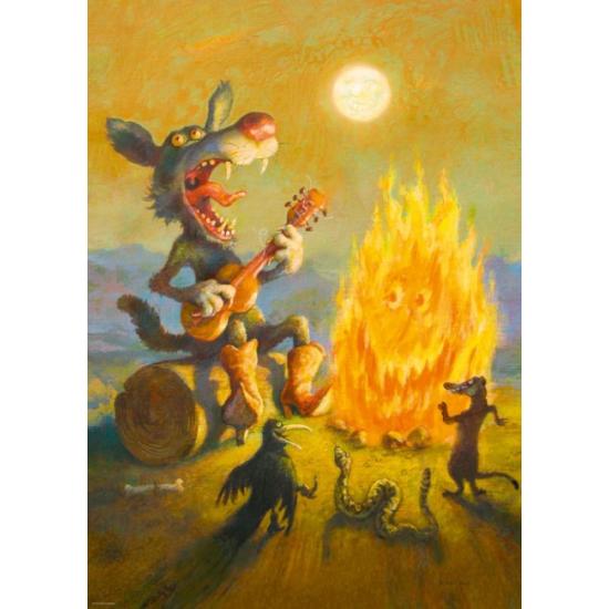Heye Coyote Singing 1000-teiliges Puzzle