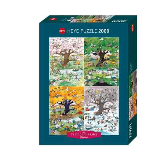 Heye Puzzle Vier Jahreszeiten mit 2000 Teilen