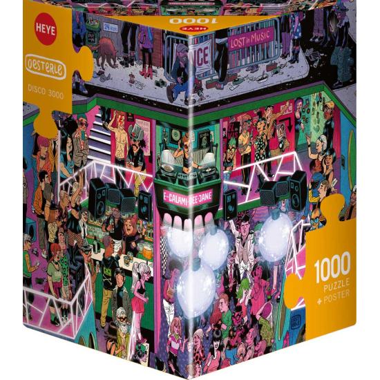 Puzzle Heye Disco 3000 mit 1000 Teile Puzzle Heye Disco 3000 mit 1000 Teile