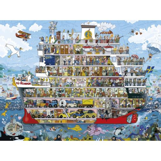 Puzzle Heye Die Kreuzfahrt 1500 Teile