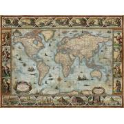 Puzzle Heye Willem Blaeu Welt 1500 Teile