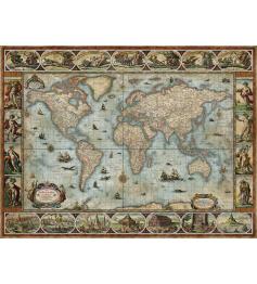 Puzzle Heye Willem Blaeu Welt 1500 Teile