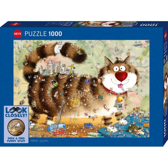 Puzzle Heye Bei der Katze 1000 Teile Puzzle Heye Bei der Katze 1000 Teile