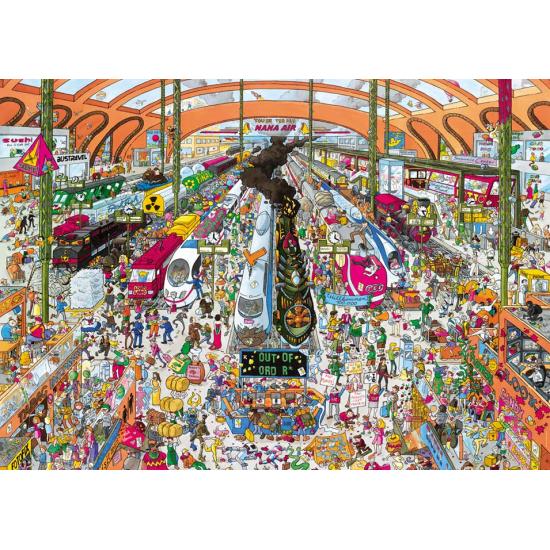 Puzzle Heye Bahnhof 2000 Teile