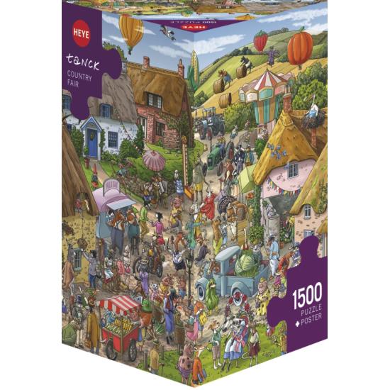 Puzzle Heye State Fair Dreieckige Box mit 1500 Teilen