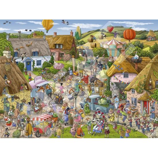 Puzzle Heye State Fair Dreieckige Box mit 1500 Teilen