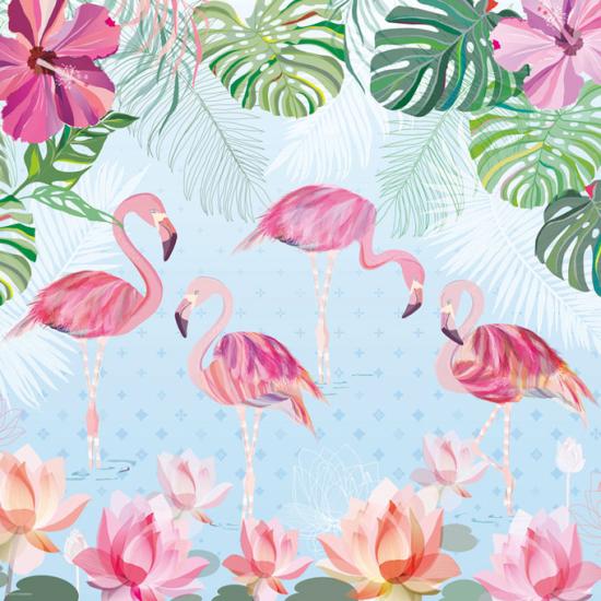 Heye Flamingos und Lilien Puzzle 1000 Teile
