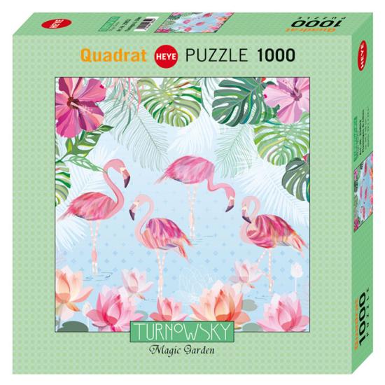 Heye Flamingos und Lilien Puzzle 1000 Teile