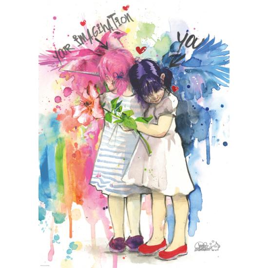 Puzzle Heye Free Colors, 1000 Teile Fantasie