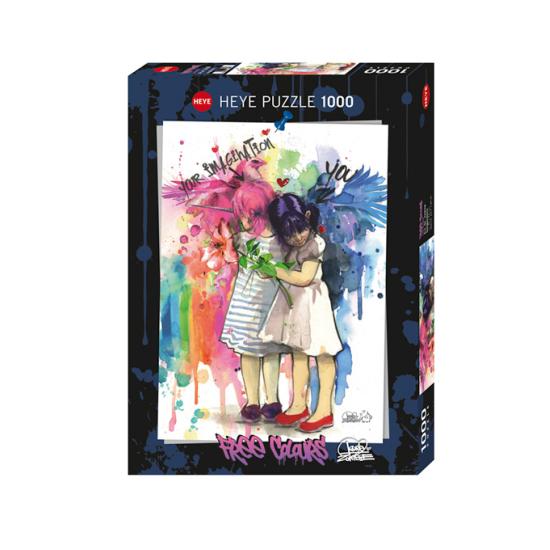 Puzzle Heye Free Colors, 1000 Teile Fantasie