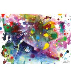 Heye Free Colors Puzzle, Meow 1000 Teile