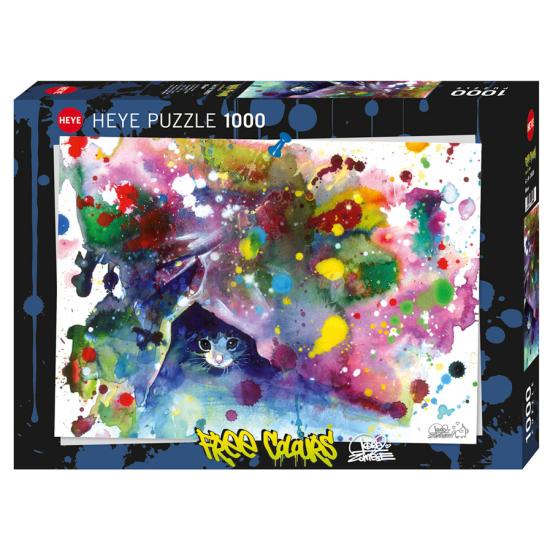 Heye Free Colors Puzzle, Meow 1000 Teile