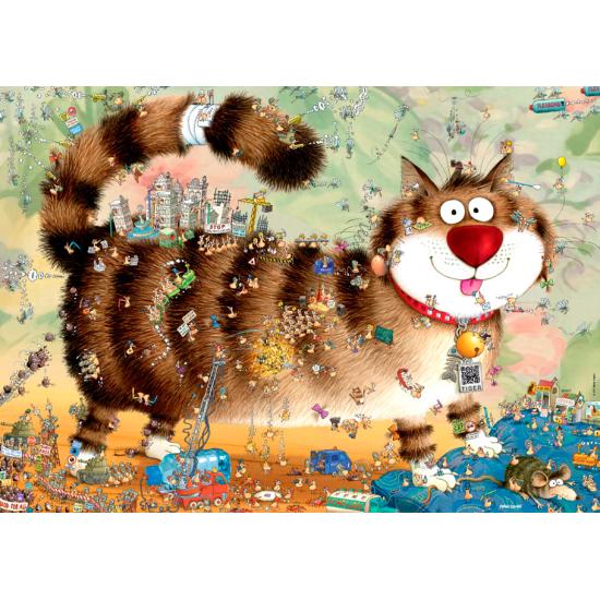 Heye Katze mit Leben Puzzle 1000 Teile