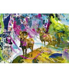 Puzzle Heye Dickhörner 1000 Teile