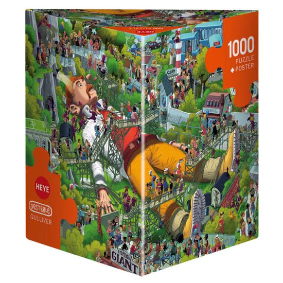 Heye Gulliver Puzzle, 1000-teilige Dreiecksbox