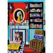 Puzzle Heye Zimmer mit Vermeer 1000 Teile