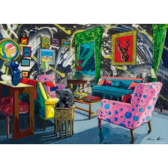 Puzzle Heye Zimmer mit Hirsch 1000 Teile