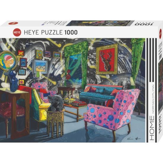 Puzzle Heye Zimmer mit Hirsch 1000 Teile