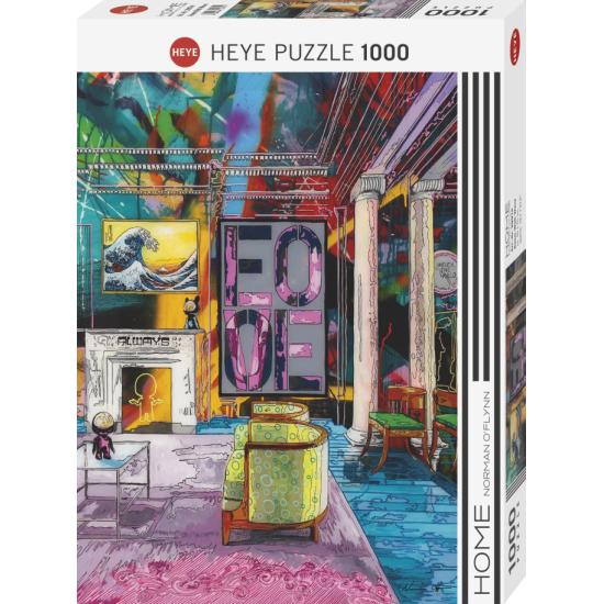 Puzzle Heye Zimmer mit Welle 1000 Teile