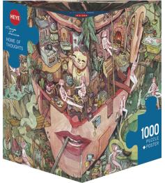 Puzzle Heye Home of Thoughts Dreieckige Box mit 1000 Teilen