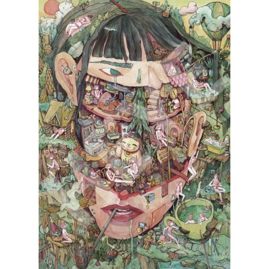 Puzzle Heye Home of Thoughts Dreieckige Box mit 1000 Teilen