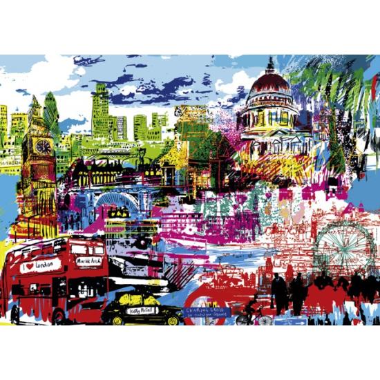 Heye I Love London 1000-teiliges Puzzle Heye I Love London 1000-teiliges Puzzle