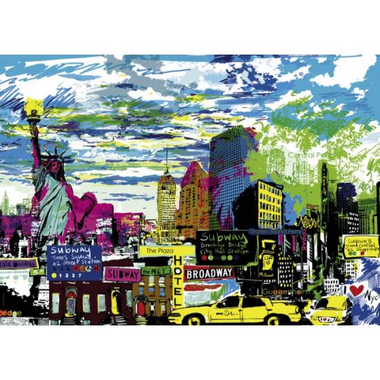 Heye I Love New York 1000-teiliges Puzzle