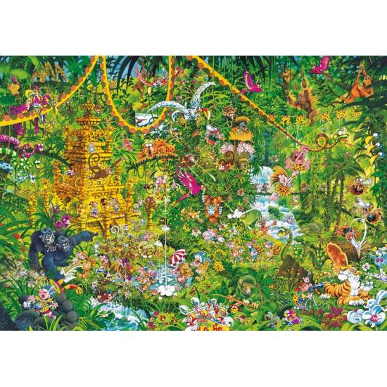 Heye Deep Jungle Puzzle, 2000-teilige Dreiecksbox