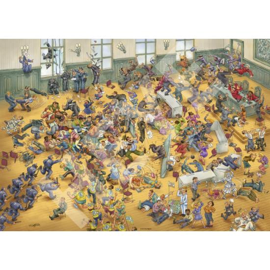 Puzzle Heye Justice For All Dreieckige Box mit 1000 Teilen