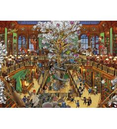 Heye The Library Puzzle, 1500-teilige dreieckige Box