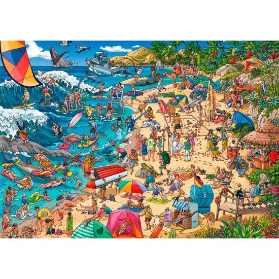 Heye La Costa Puzzle, 1000-teilige Dreiecksbox
