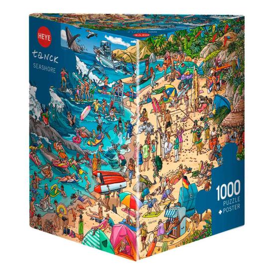 Heye La Costa Puzzle, 1000-teilige Dreiecksbox
