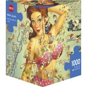 Puzzle Heye The Life of Insta-Girl Dreieckige Box mit 1000 Teile