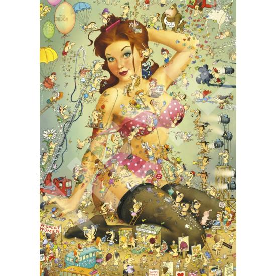 Puzzle Heye The Life of Insta-Girl Dreieckige Box mit 1000 Teile