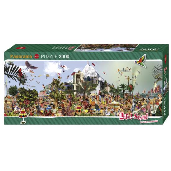 Puzzle Heye Life Style, Am Strand 2000 Teile