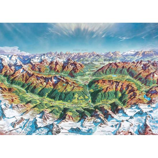 Puzzle Heye Alpine Berge 2000 Teile