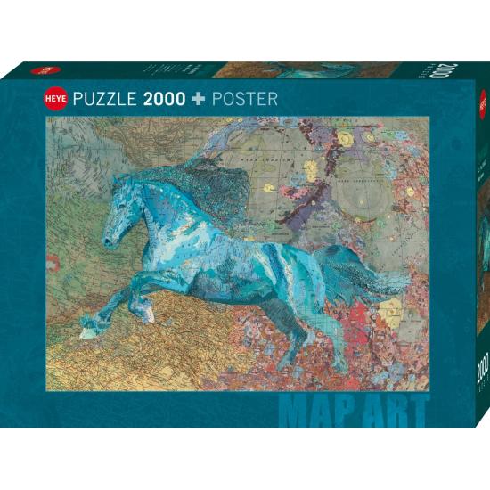 Heye Kartenpferd Puzzle 2000 Teile