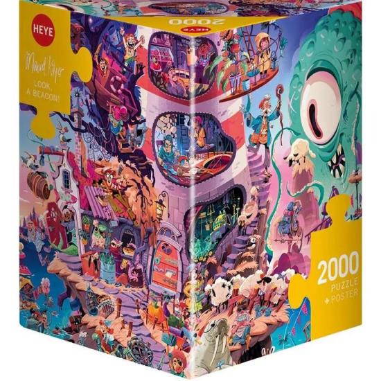 Puzzle Heye Schau, ein Leuchtfeuer 2000-teile Dreiecksbox Puzzle Heye Schau, ein Leuchtfeuer 2000-teile Dreiecksbox