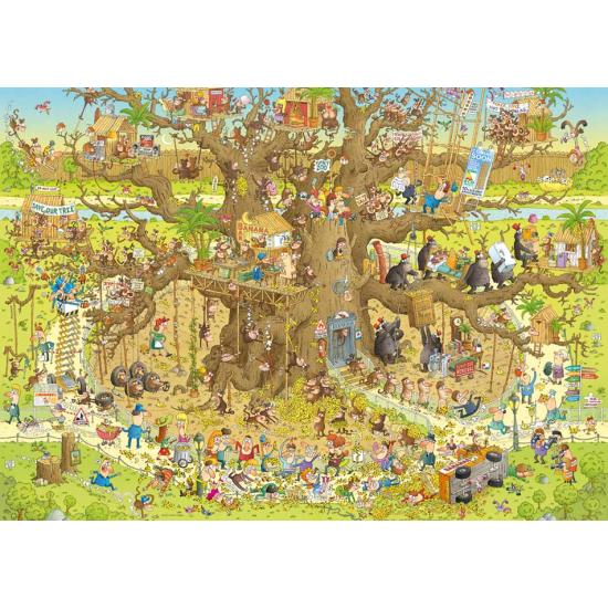 Heye Monkey Habitat 1000-teiliges Puzzle