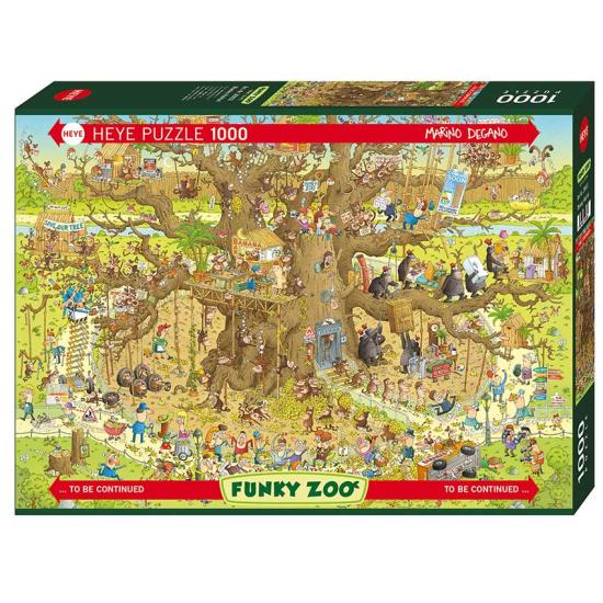 Heye Monkey Habitat 1000-teiliges Puzzle