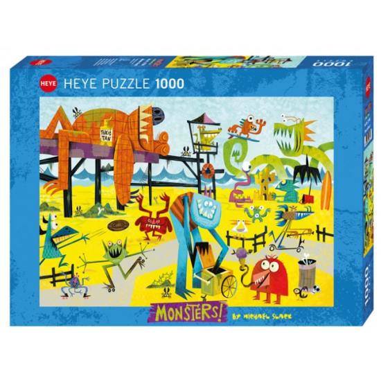 Heye Monster Beach 1000-teiliges Puzzle