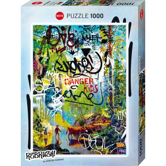 Puzzle Heye Gefahrenkinder von 1000 Teile