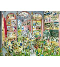 Puzzle Heye Meisterwerke Dreieckige Box 1500P