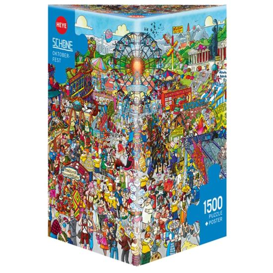Heye Oktoberfest-Puzzle, 1500-teilige Dreiecksbox