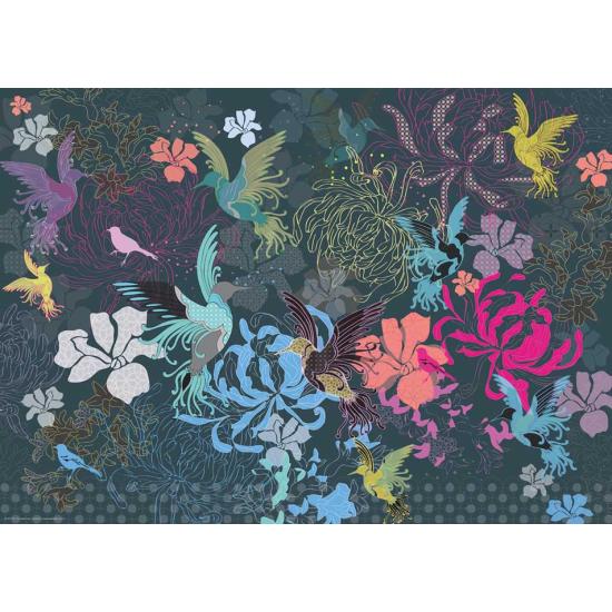 Heye Puzzle Vögel und Blumen 1000 Teile