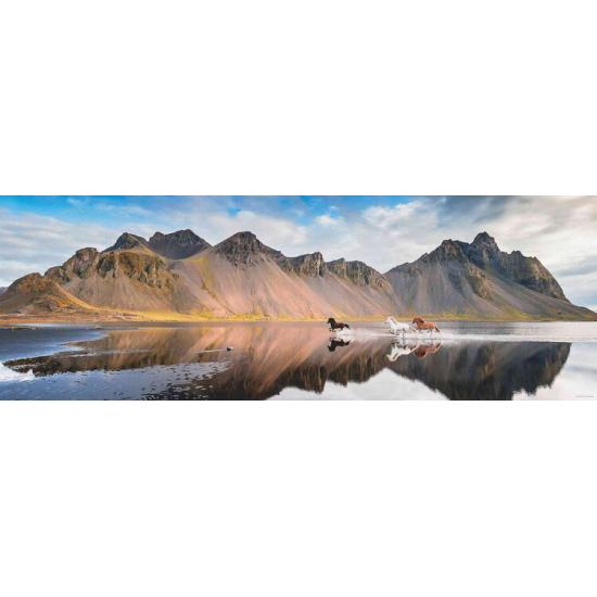 Heye Panorama-Puzzle Islandpferde 1000 Teile