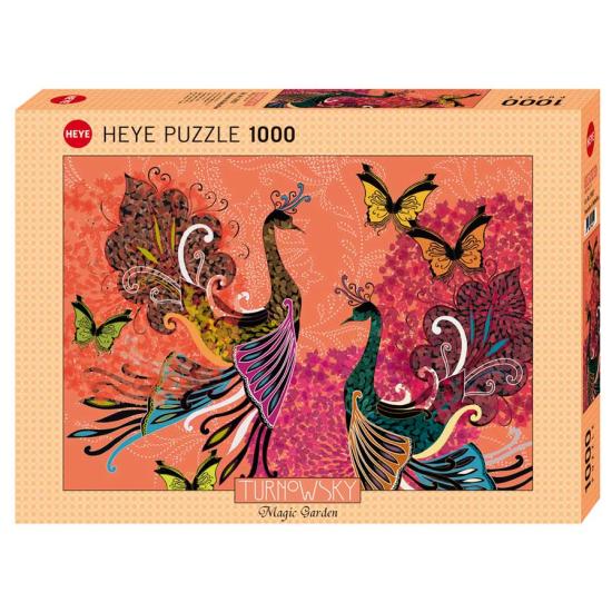 Heye Pfauen und Schmetterlinge Puzzle 1000 Teile